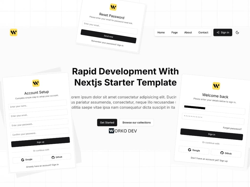 Nextjs Starter Template